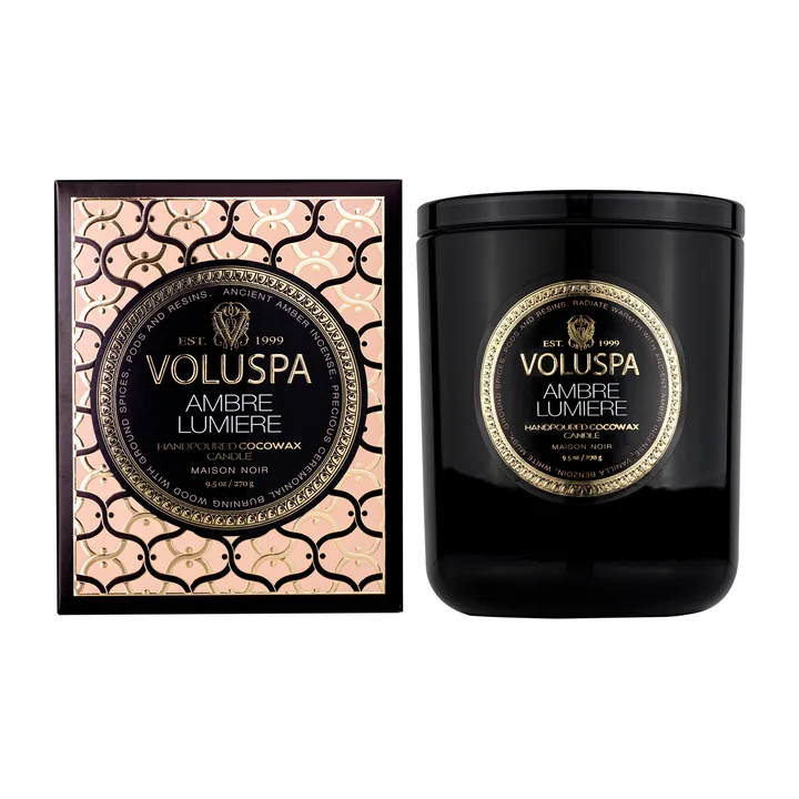 Classic Maison Noir 香薰蜡烛60小时 - 琥珀微光香 - Voluspa