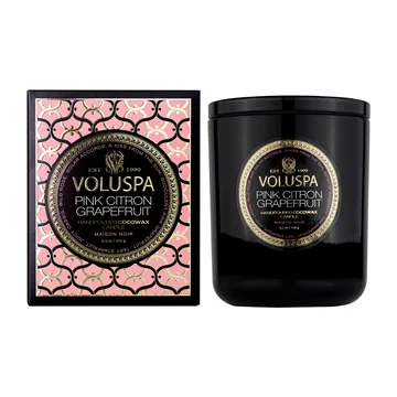 Classic Maison Noir 香薰蜡烛60小时 - 粉红香橼葡萄柚香 - Voluspa