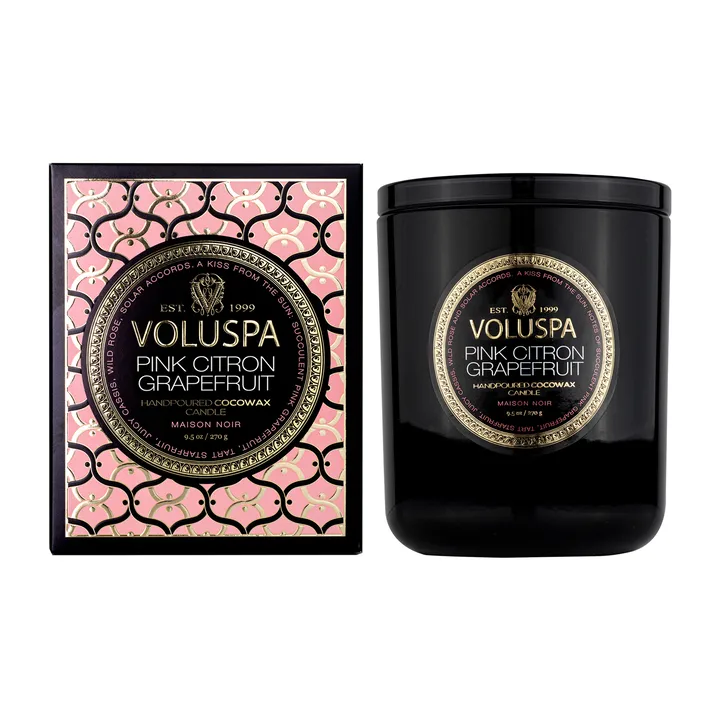 Classic Maison Noir 香薰蜡烛60小时 - 粉红香橼葡萄柚香 - Voluspa