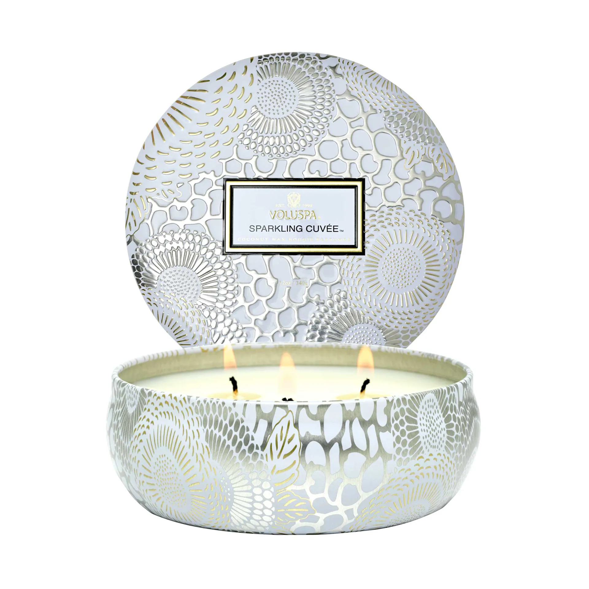 Japonica 三芯铁罐香薰蜡烛 40小时, Sparkling Cuvée Voluspa