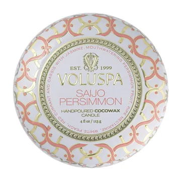 Maison Blanc 迷你铁盒香薰蜡烛25小时 - 西条柿香 - Voluspa