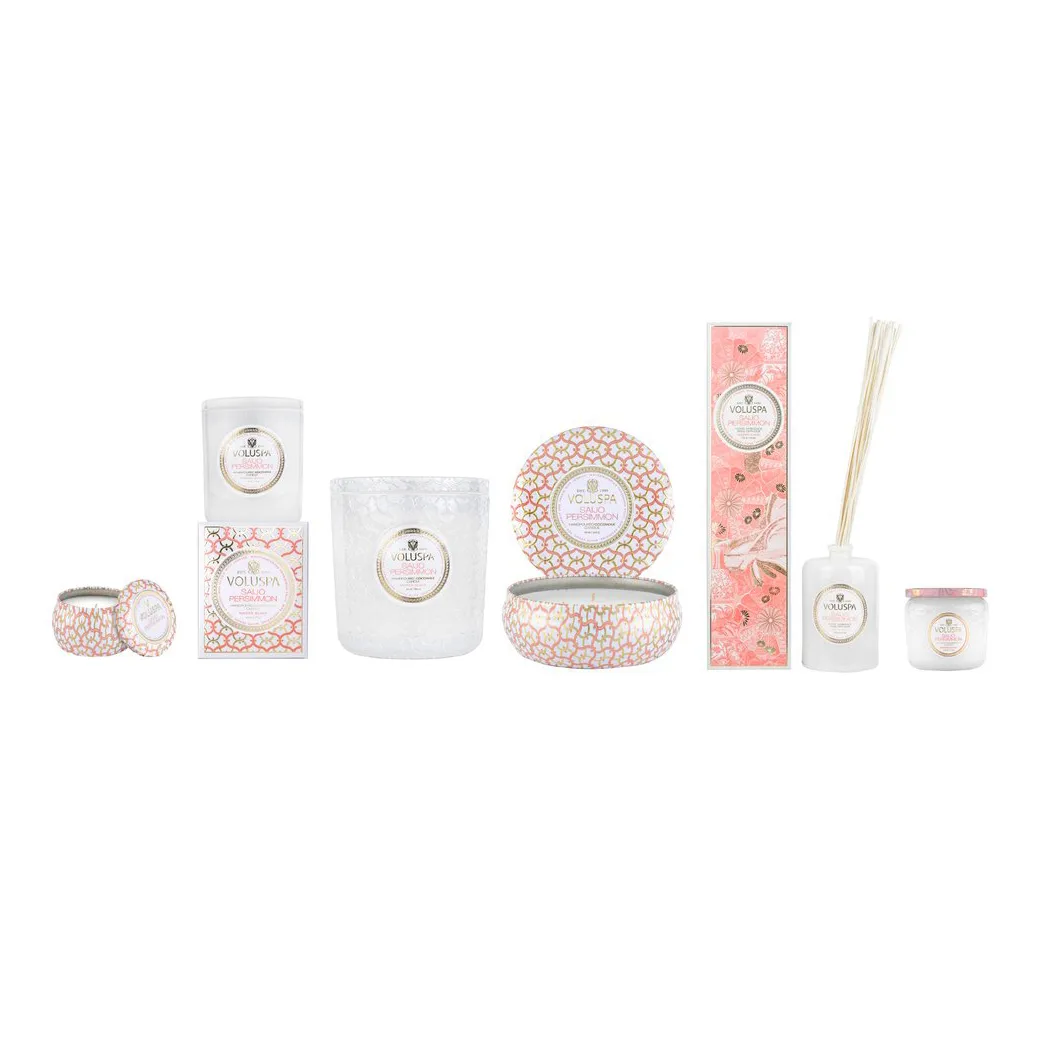 Maison Blanc 迷你铁盒香薰蜡烛25小时, 西条柿香 Voluspa