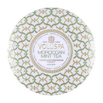 Maison Blanc 3-wick Tin scented 40 hours - Moroccan 薄荷 Tea - Voluspa