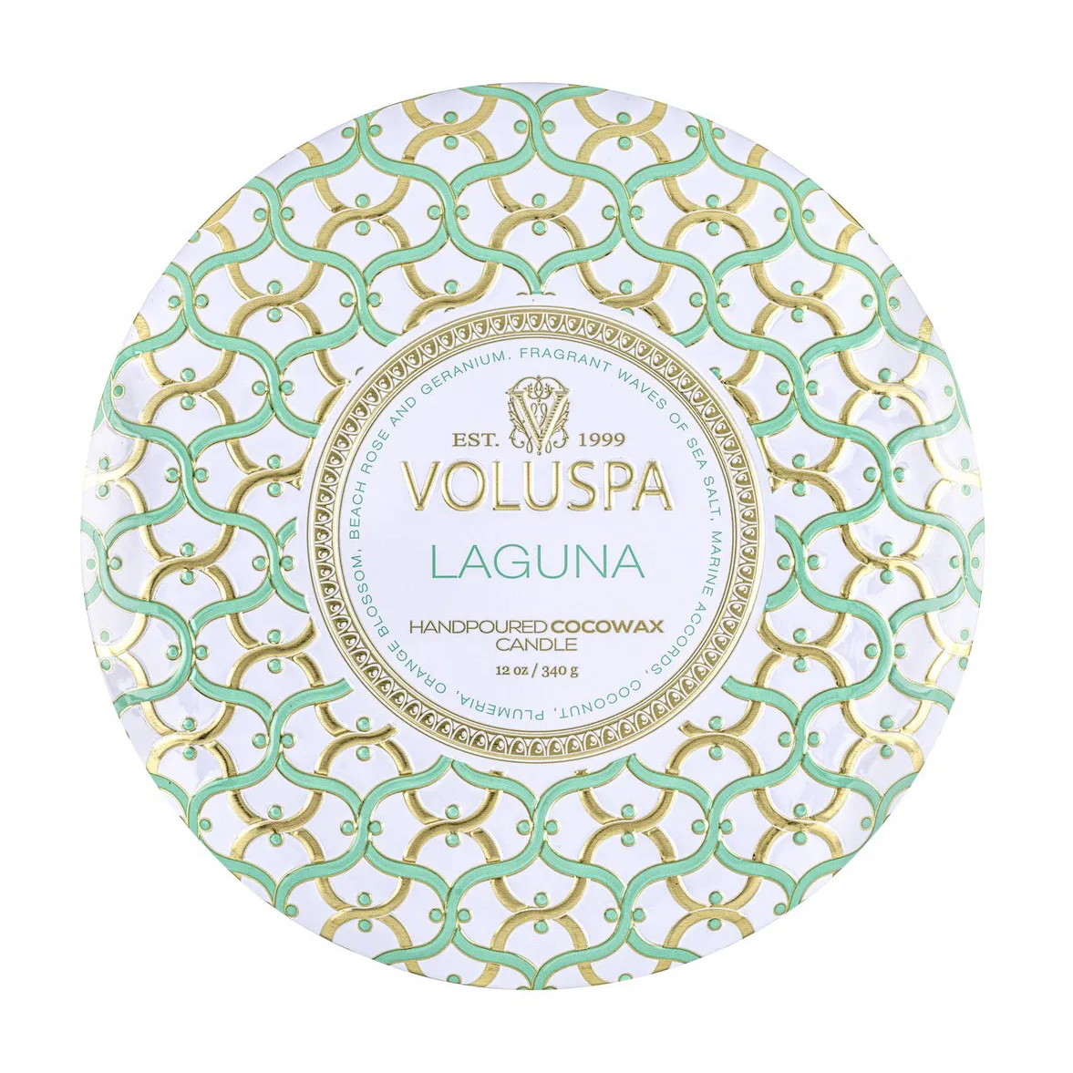 Maison Blanc 三芯铁盒香薰蜡烛40小时, Laguna Voluspa