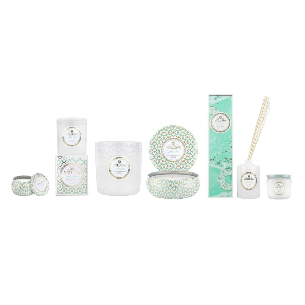 Maison Blanc 三芯铁盒香薰蜡烛40小时, Laguna Voluspa