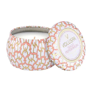 Maison Blanc Mini Tin scented 25 hours - Saijo Persimmon - Voluspa