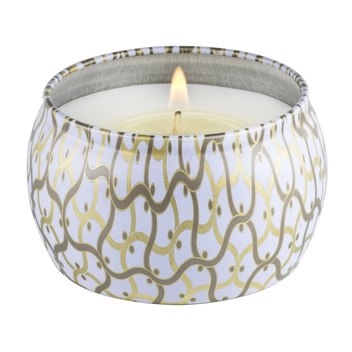 Maison Blanc Mini Tin scented 25 hours, Suede Blanc Voluspa