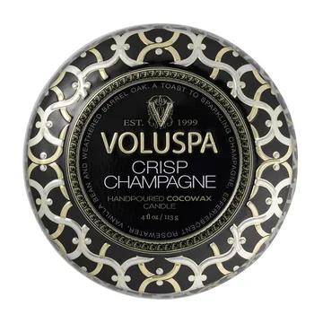 Maison Noir 迷你铁盒香薰蜡烛25小时 - 清爽香槟香 - Voluspa