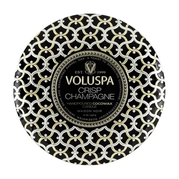Maison Noir 三芯铁盒香薰蜡烛40小时 - 清爽香槟香 - Voluspa
