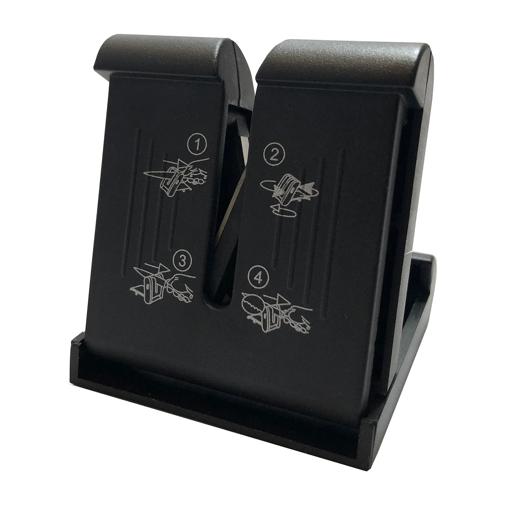 Vulkanus Pocket knife sharpener basic, 黑色 Vulkanus