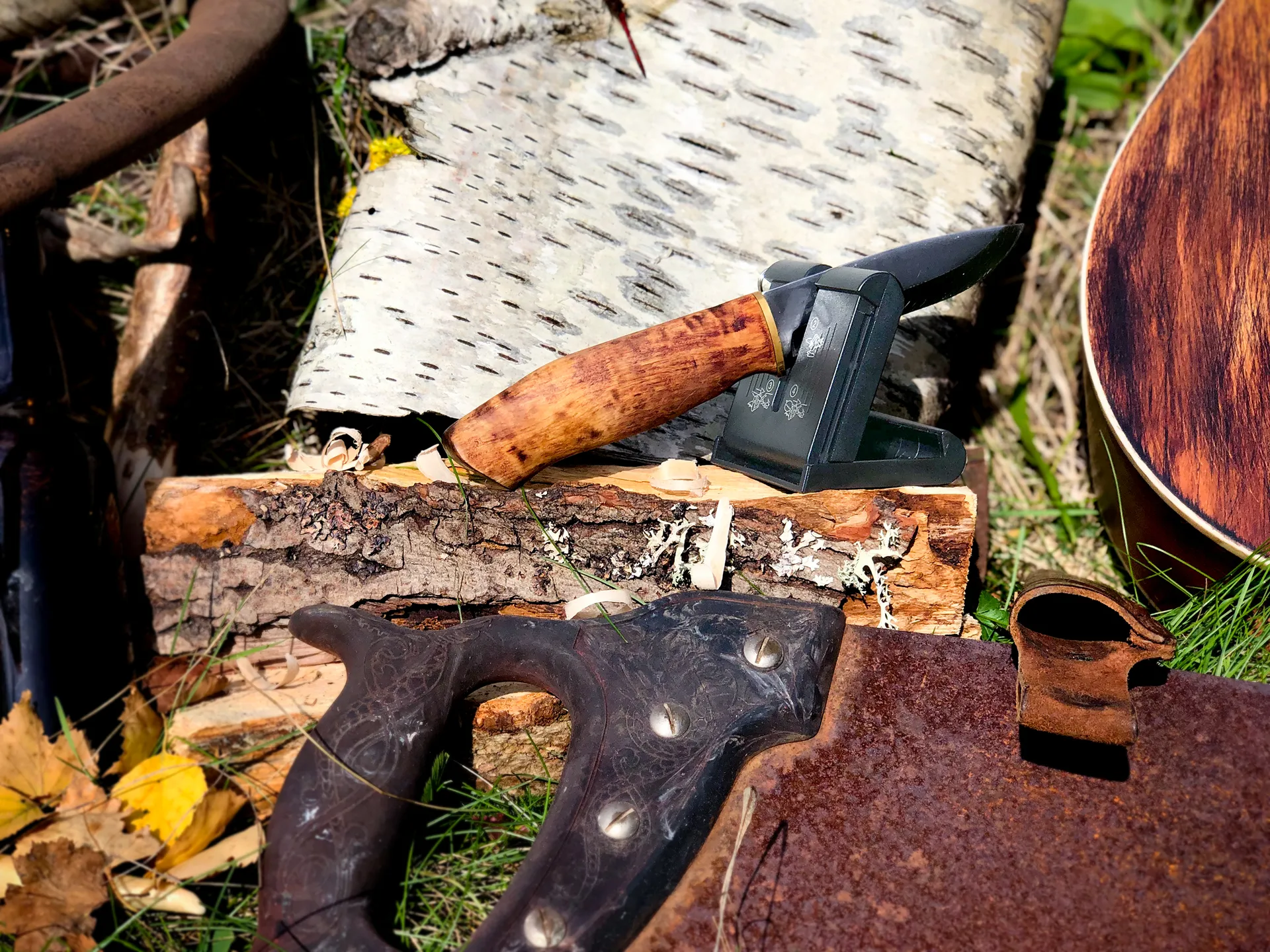 Vulkanus Pocket knife sharpener basic, 黑色 Vulkanus