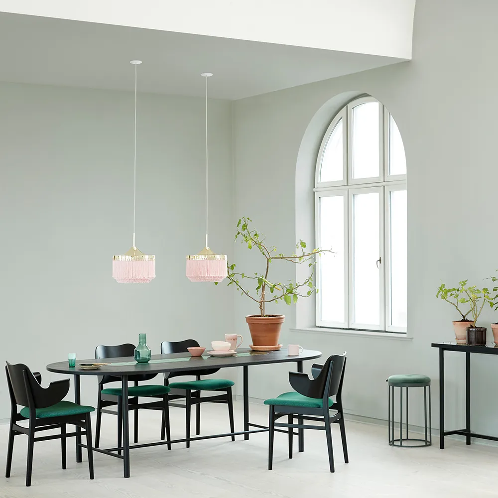 Fringe 吊灯, Cream 白色, large Warm Nordic