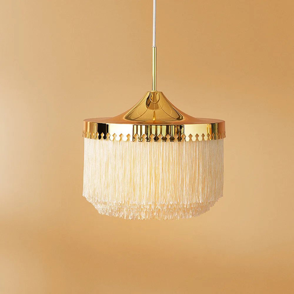 Fringe 吊灯, 奶白色_大号 Warm Nordic