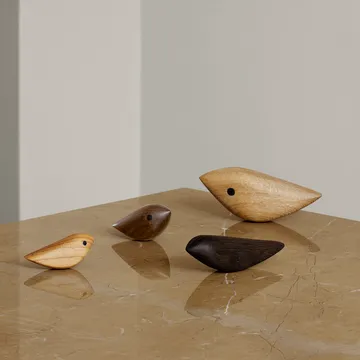 Twirling Bird 装饰摆件 中号 - 胡桃木 - Warm Nordic