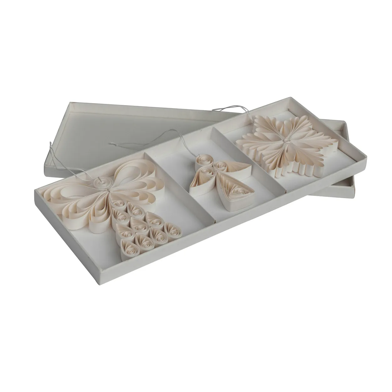 Angel mix Christmas decorations 三件套装, White Watt & Veke