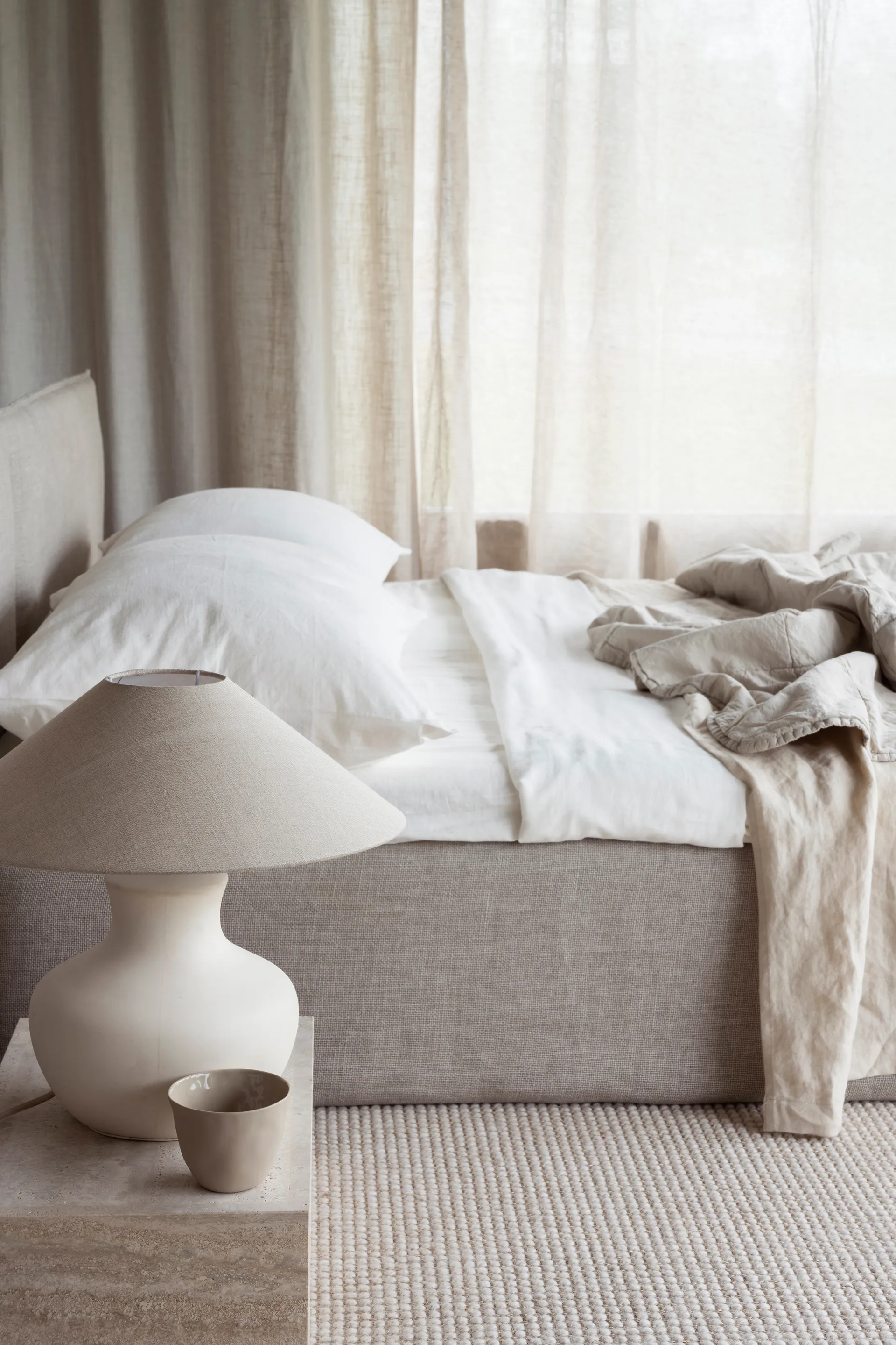 Basic flat 灯罩 Ø42 cm, 原色/自然色 Watt & Veke