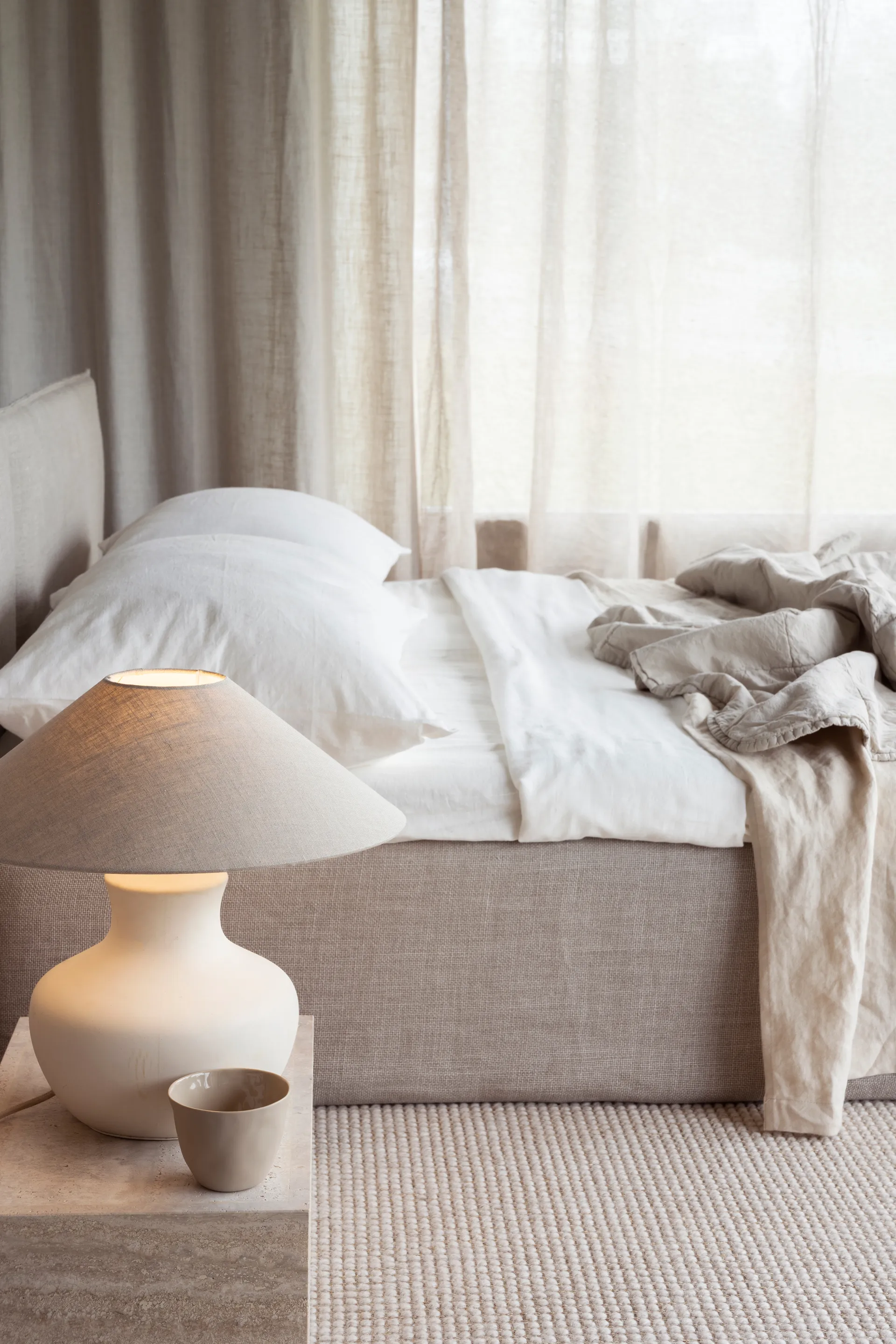 Basic flat 灯罩 Ø42 cm, 原色/自然色 Watt & Veke