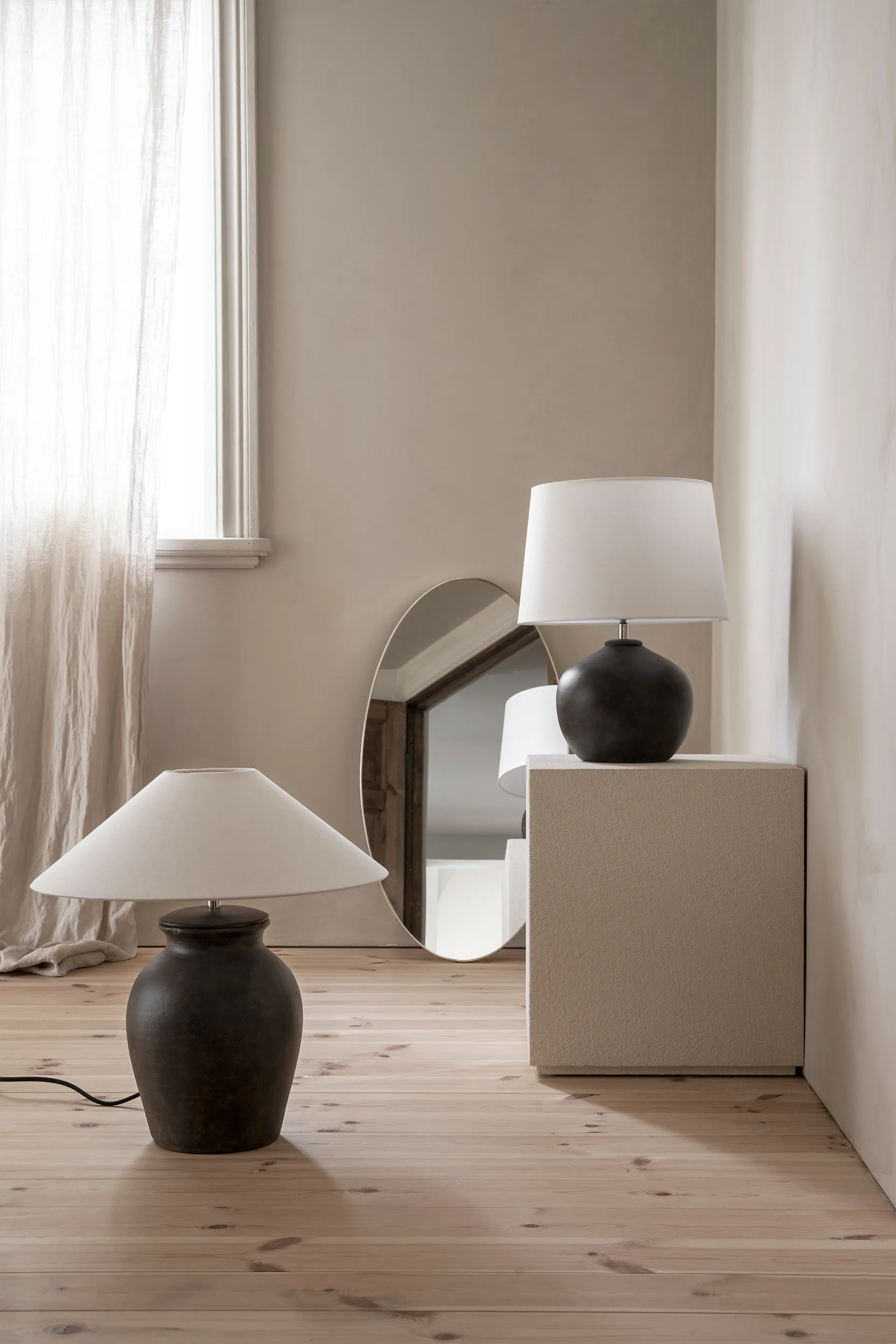 Berit 灯座 38 cm, Black Watt & Veke