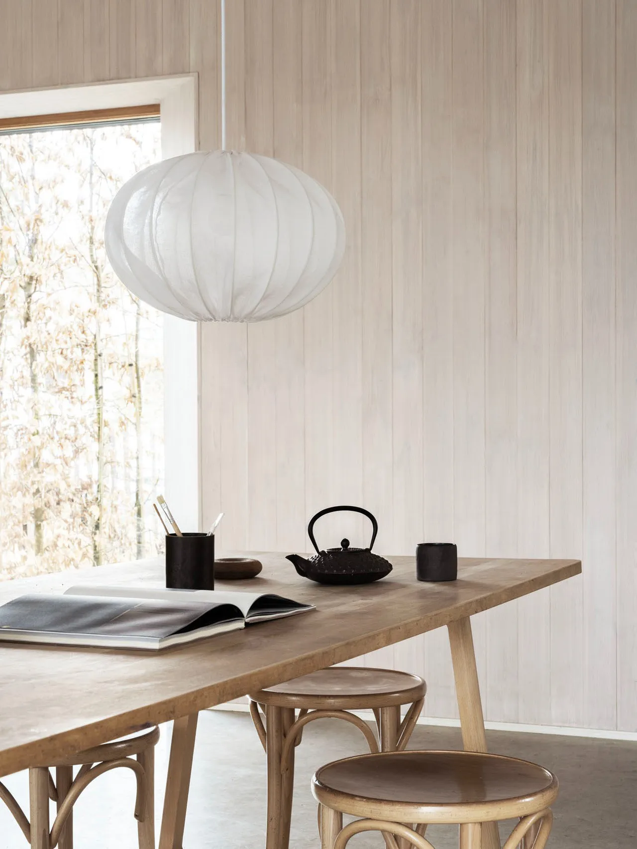 Boll 40亚麻灯罩, 白色 Watt & Veke