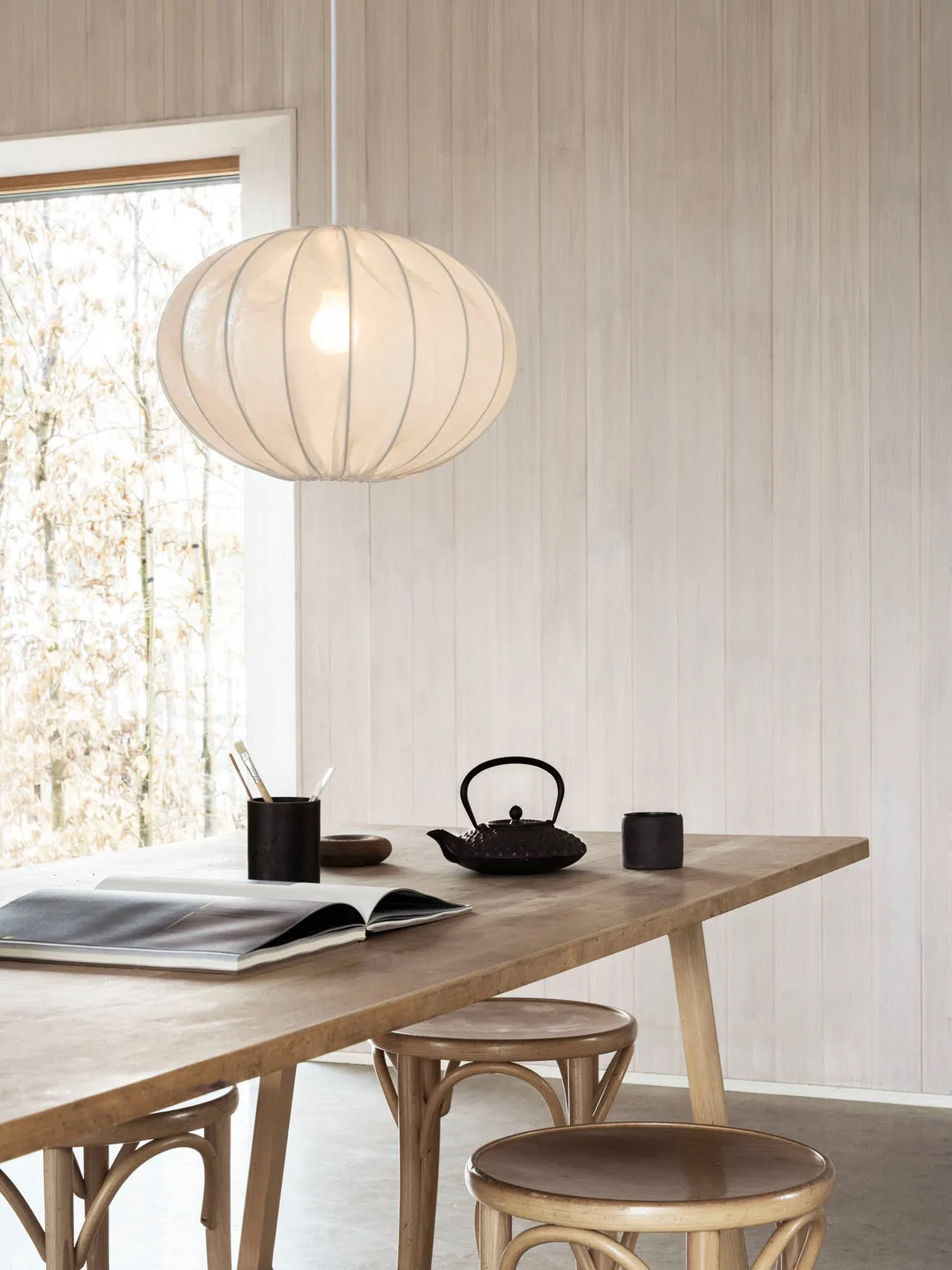 Boll 40亚麻灯罩, 白色 Watt & Veke