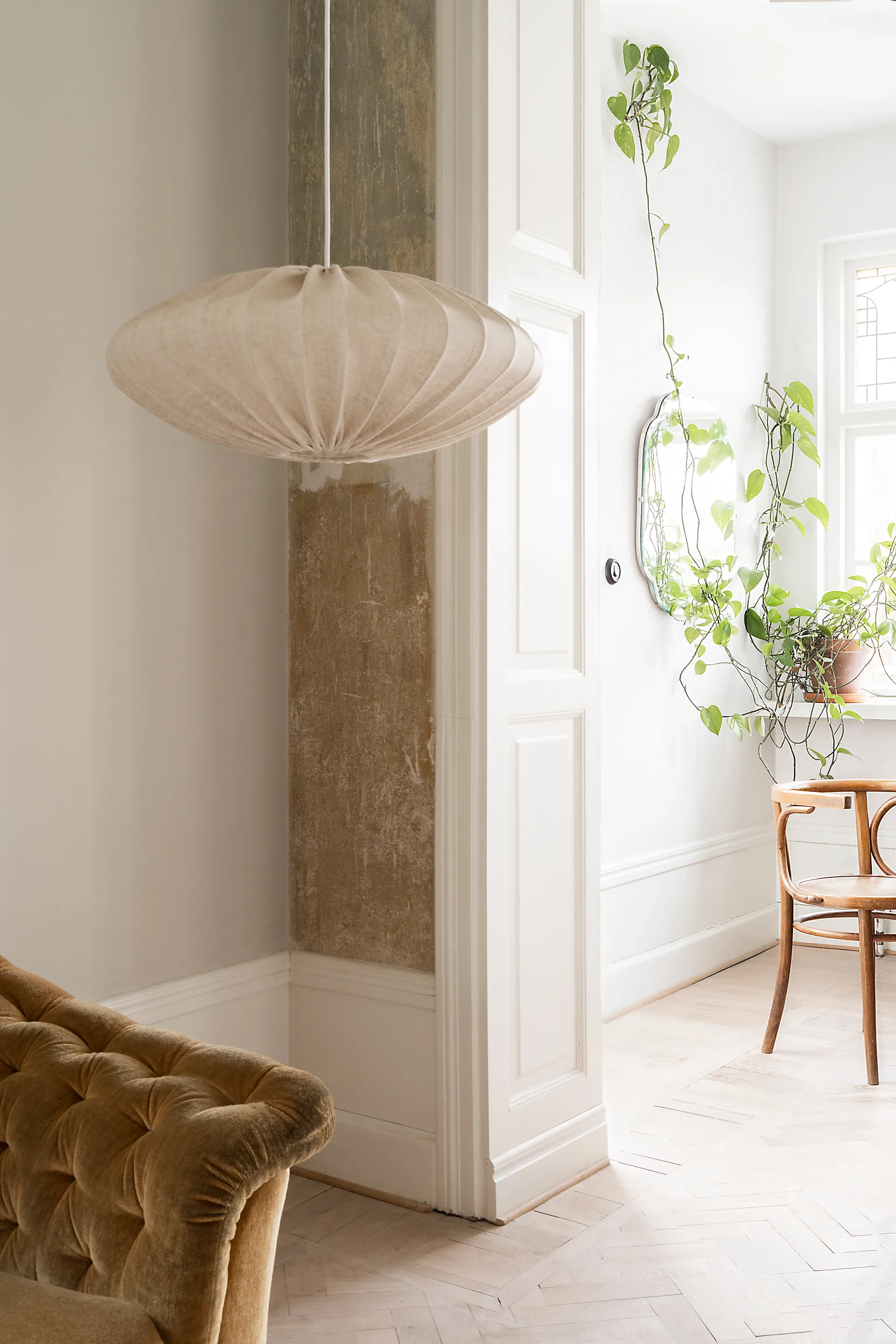 Ellipse 灯罩 65 cm 亚麻, Natural Watt & Veke