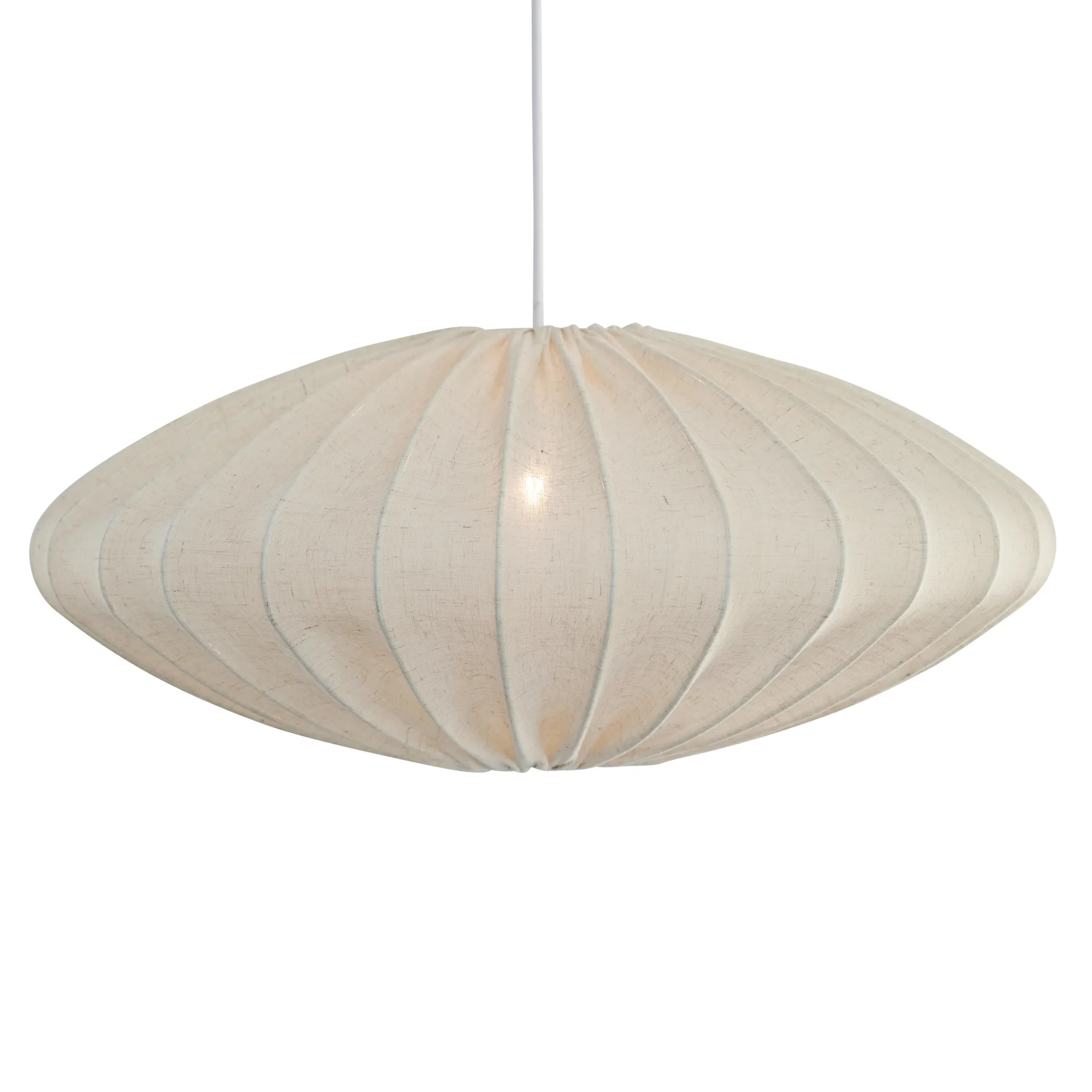 Ellipse 亚麻灯罩65cm, 自然色 Watt & Veke