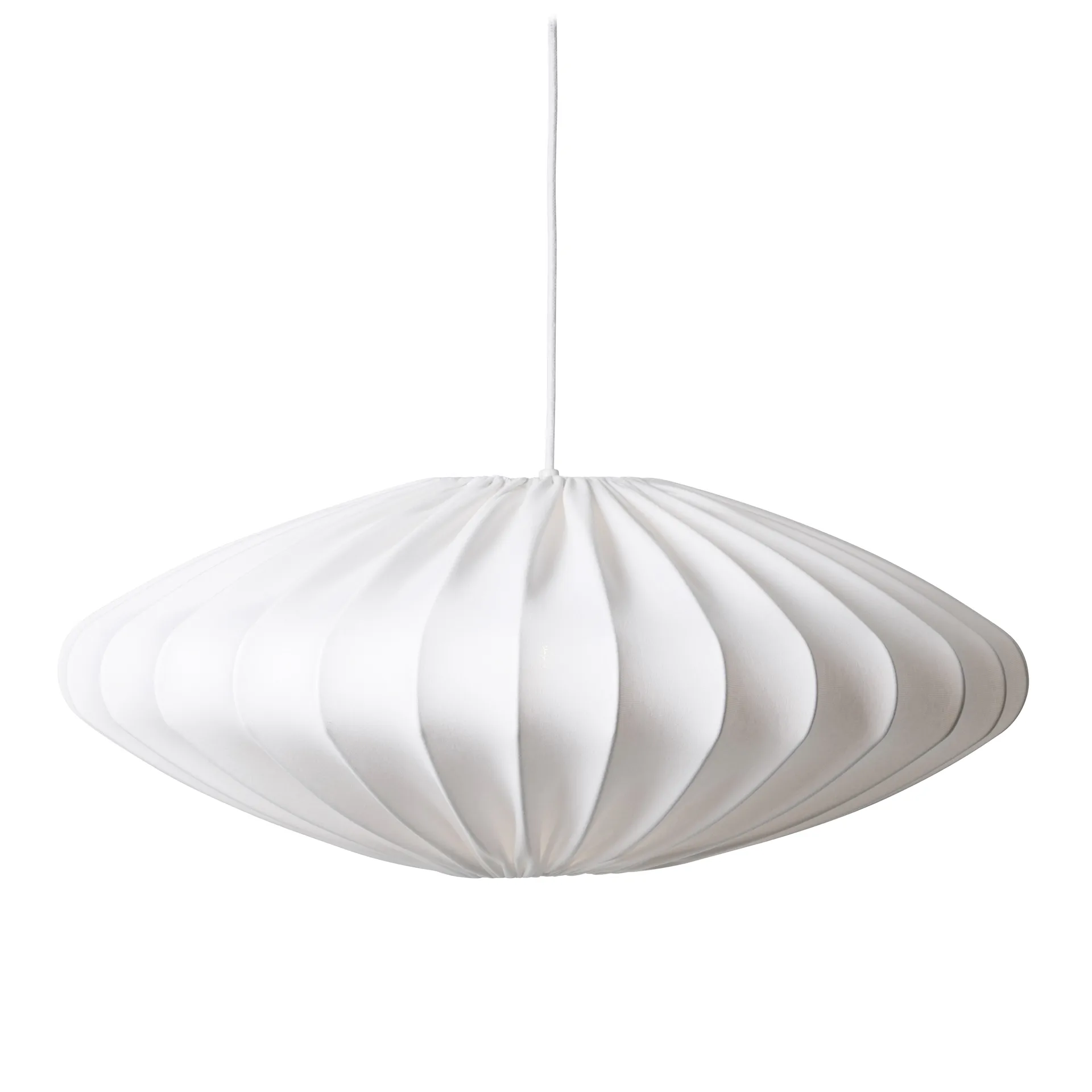 Ellipse 棉制灯罩65cm, 白色 Watt & Veke