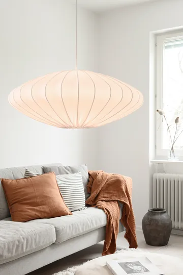 Ellipse 棉制灯罩65cm - 白色 - Watt & Veke