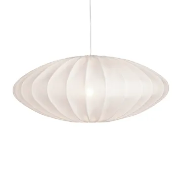 Ellipse 亚麻灯罩65cm - 白色 - Watt & Veke