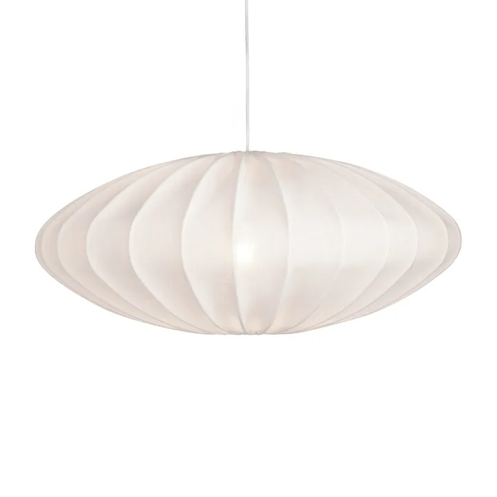 Ellipse 亚麻灯罩65cm - 白色 - Watt & Veke