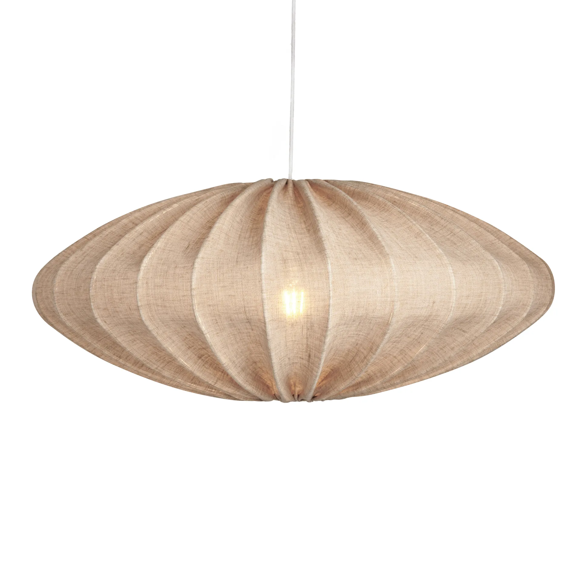 Ellipse 亚麻灯罩65cm, 沙色 Watt & Veke