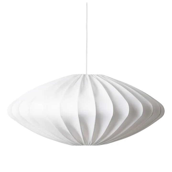 Ellipse 北欧简约椭圆形棉布灯罩80cm - 白色 - Watt & Veke