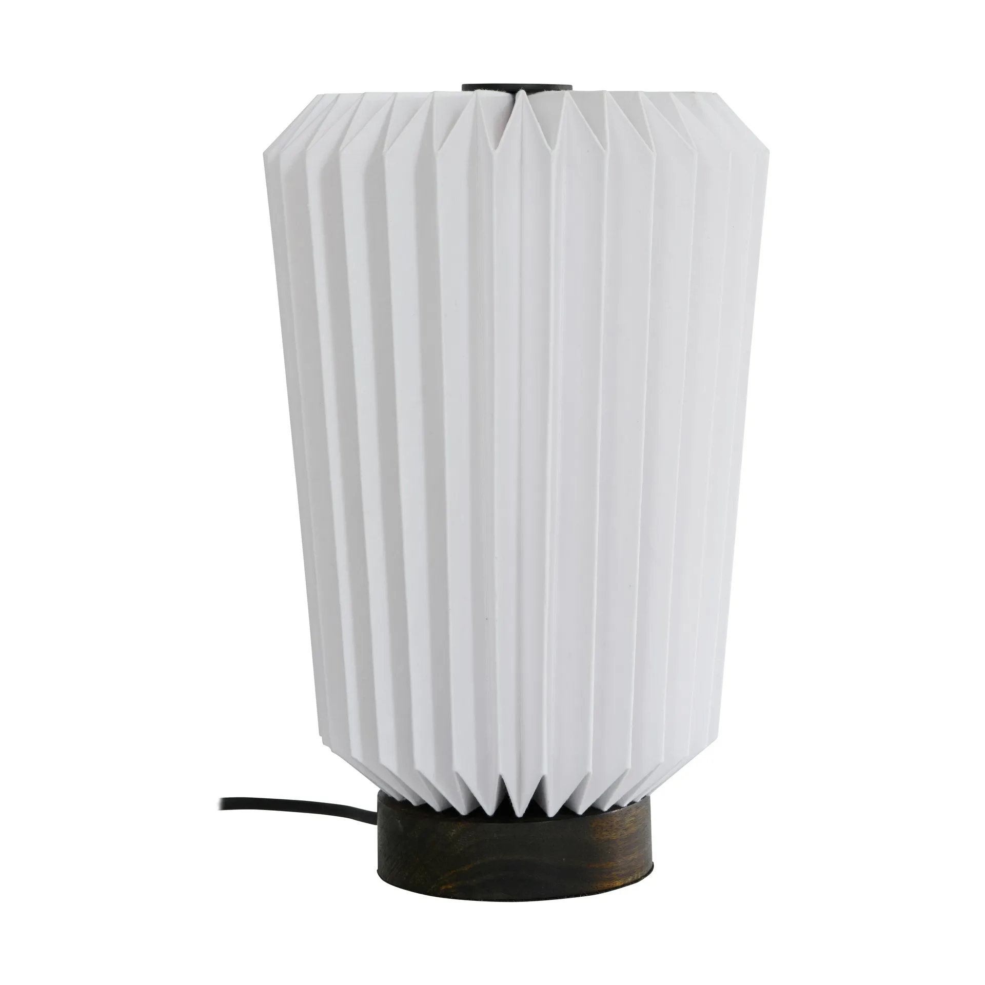 Filippa 北欧简约台灯直径20cm, 白色配黑色 Watt & Veke