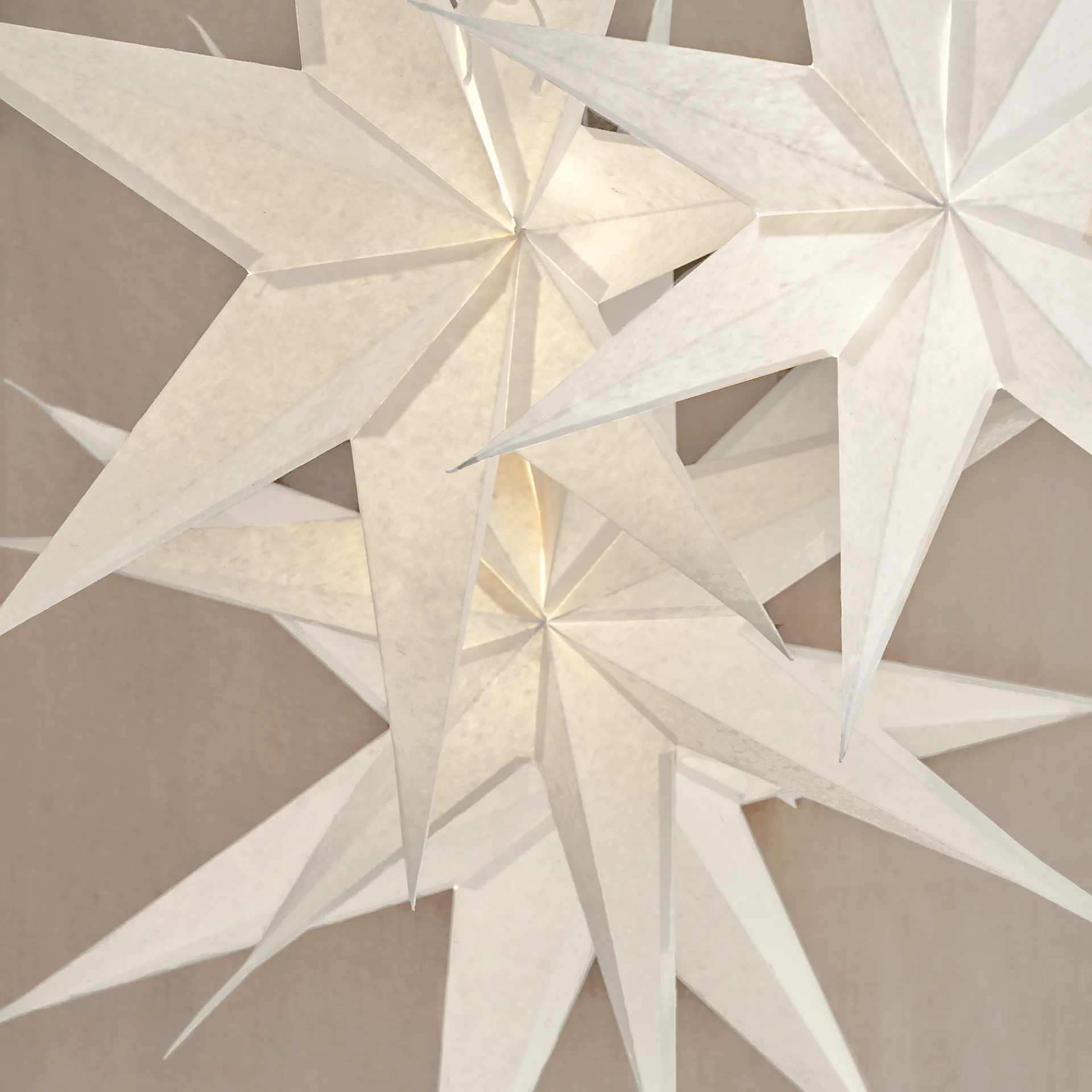 Greta 格蕾塔白色圣诞星星灯, 80cm Watt & Veke