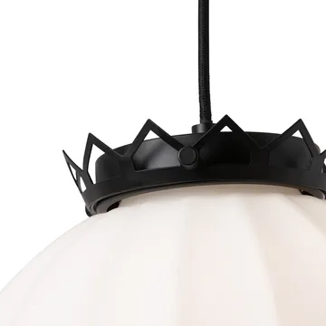 Karl Filip ceiling 灯 - opal glass/黑色 - Watt & Veke
