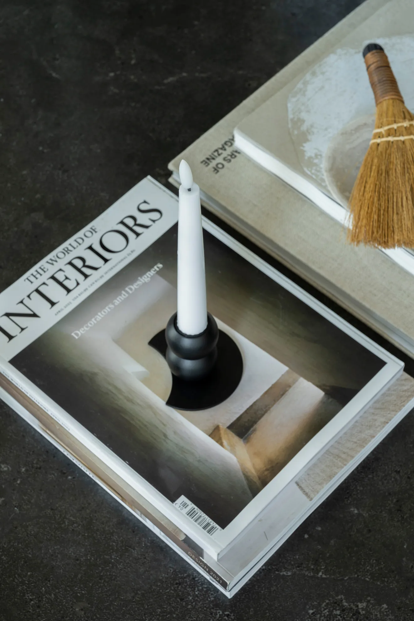 Lykke combinable 烛台 incl. 5 pcs LED-light, Black Watt & Veke