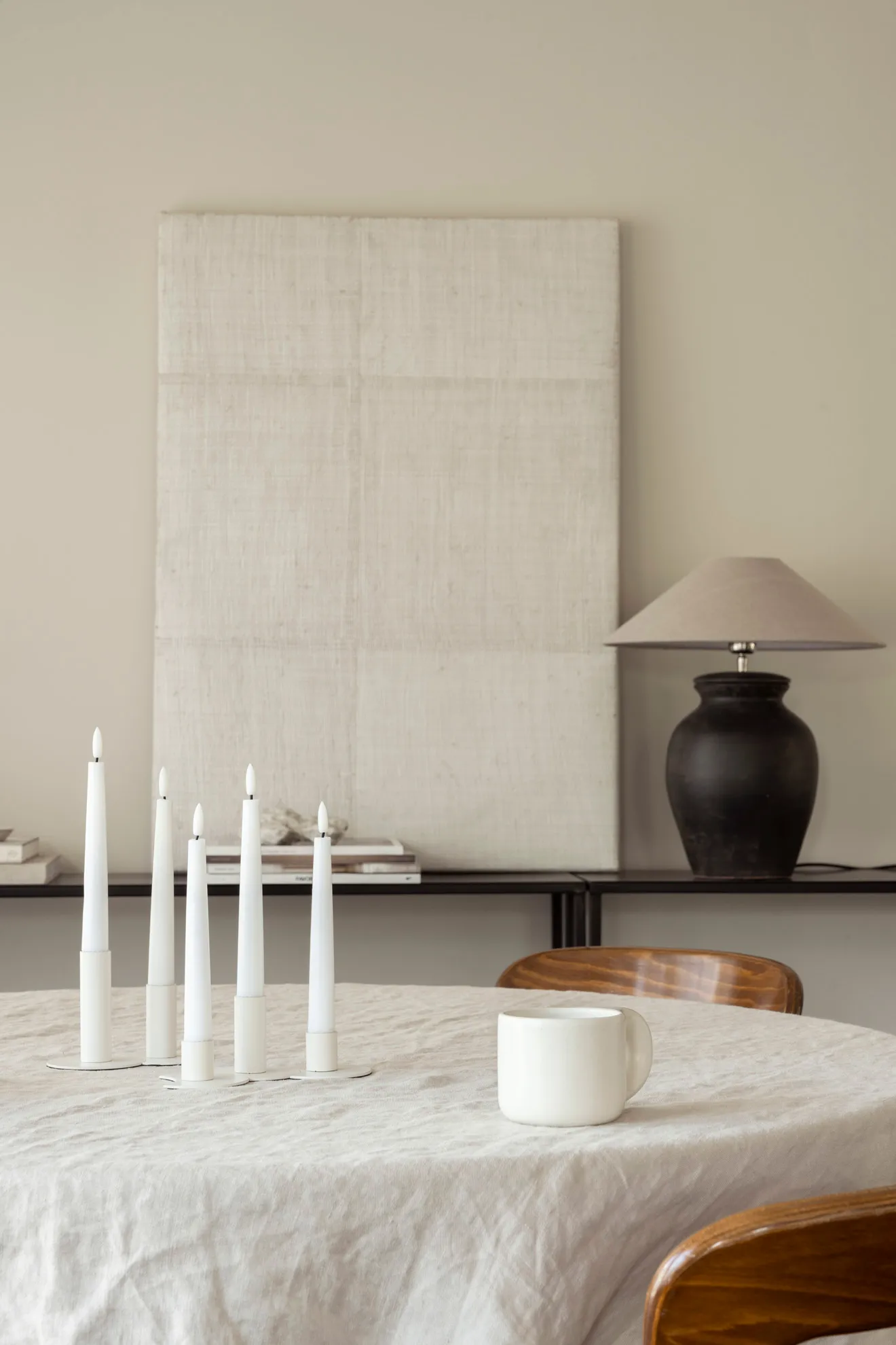 Lykke combinable 烛台 incl. 5 pcs LED-light, White Watt & Veke