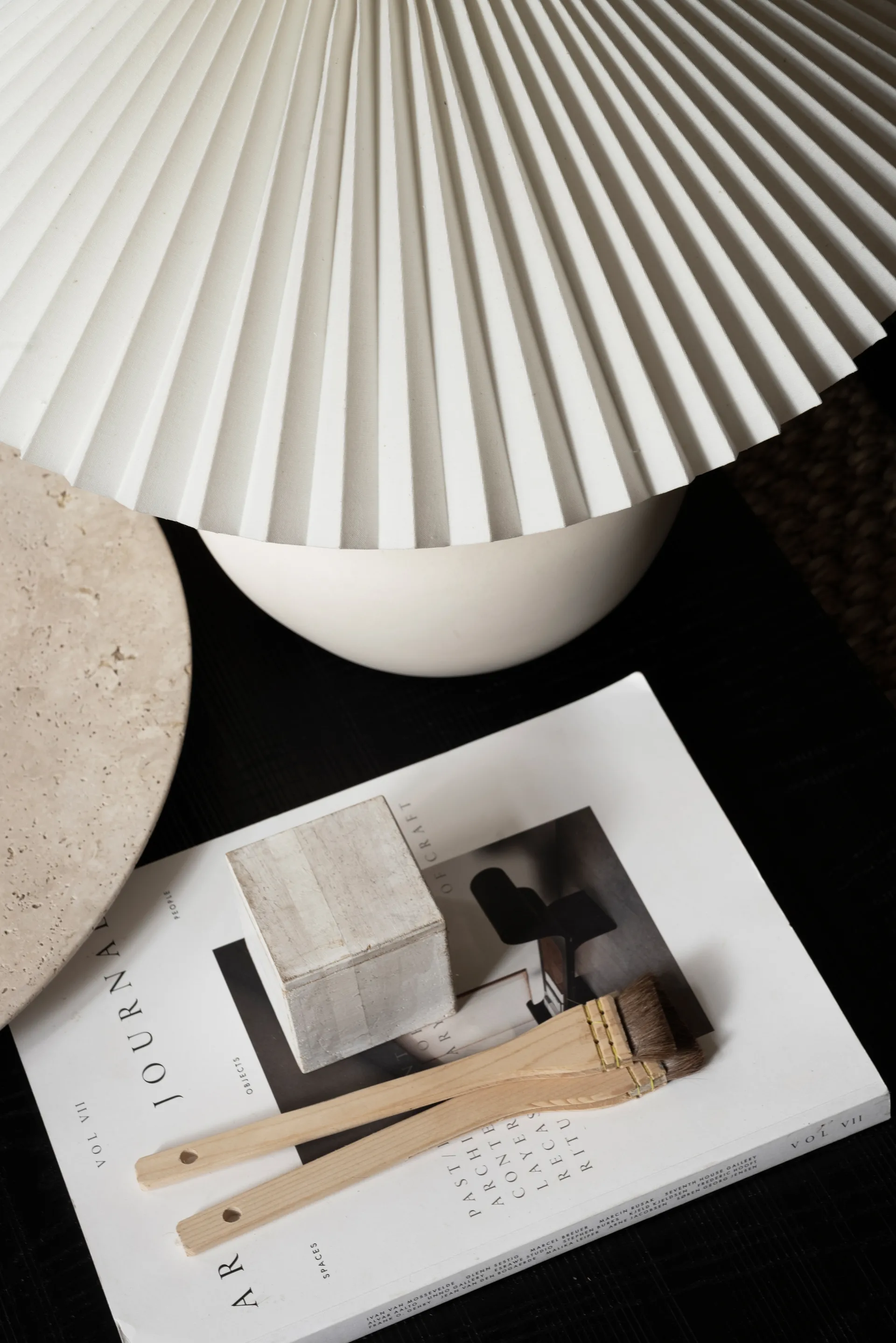 Mia 灯座 31 cm, White-ivory Watt & Veke