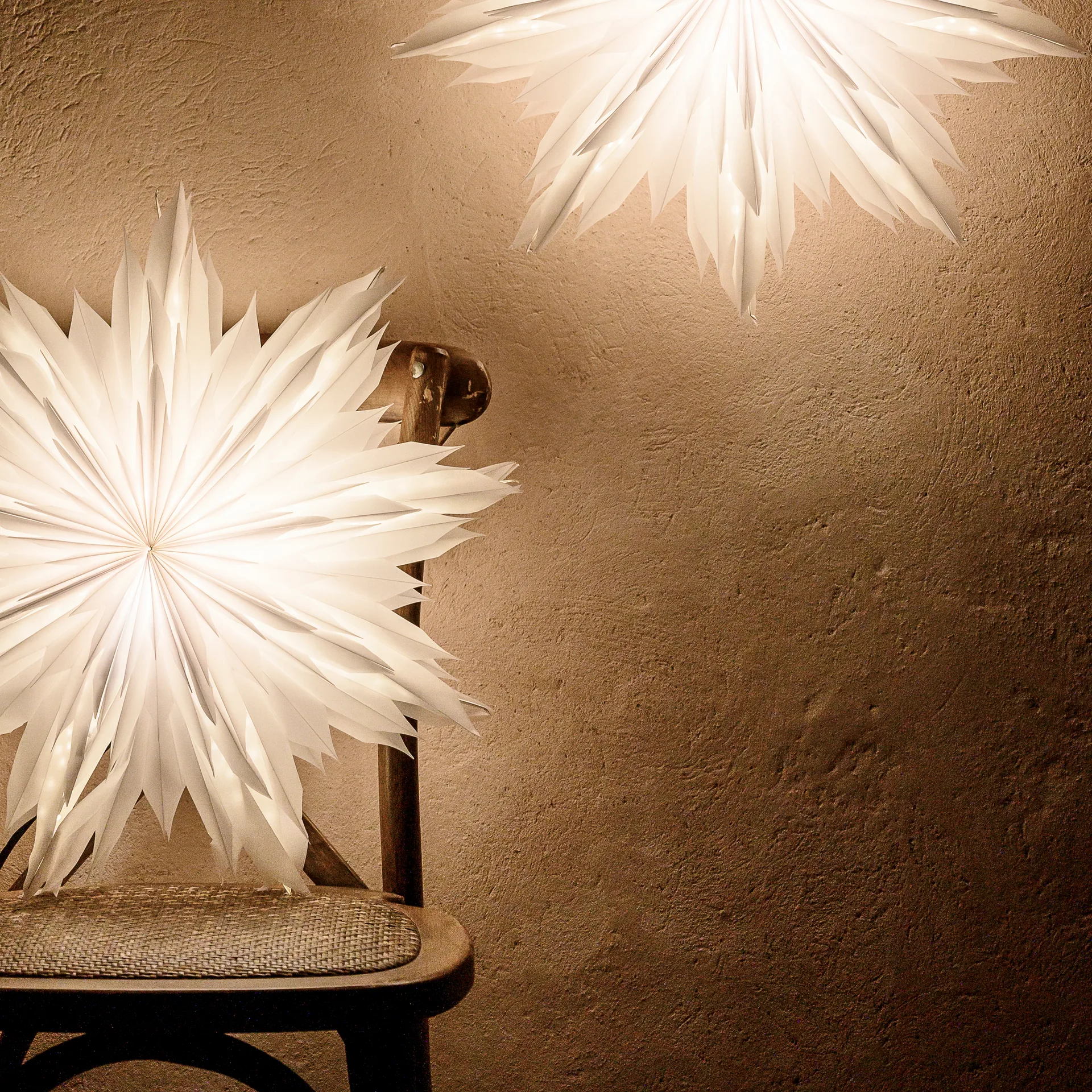 Oslo Christmas star Ø60 cm, 白色 Watt & Veke