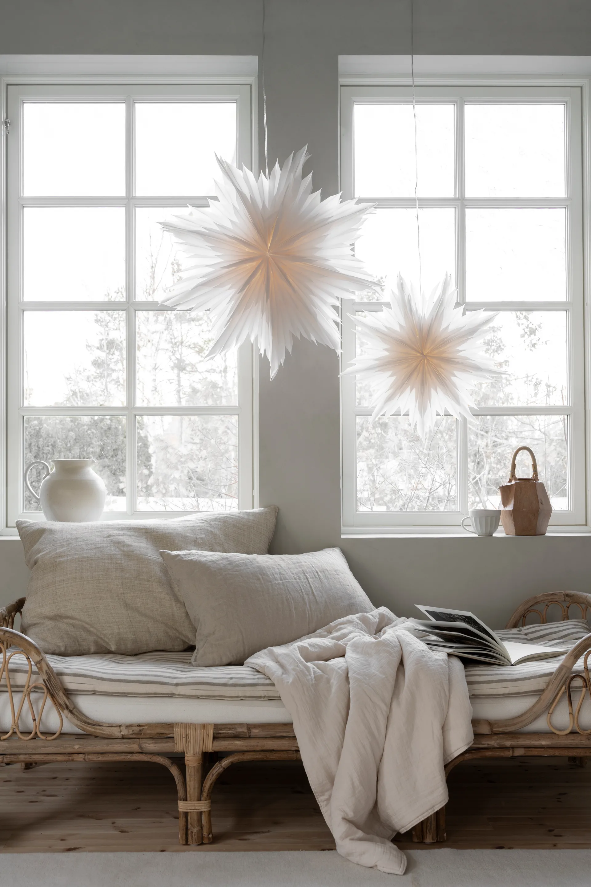 Oslo Christmas star Ø80 cm, 白色 Watt & Veke