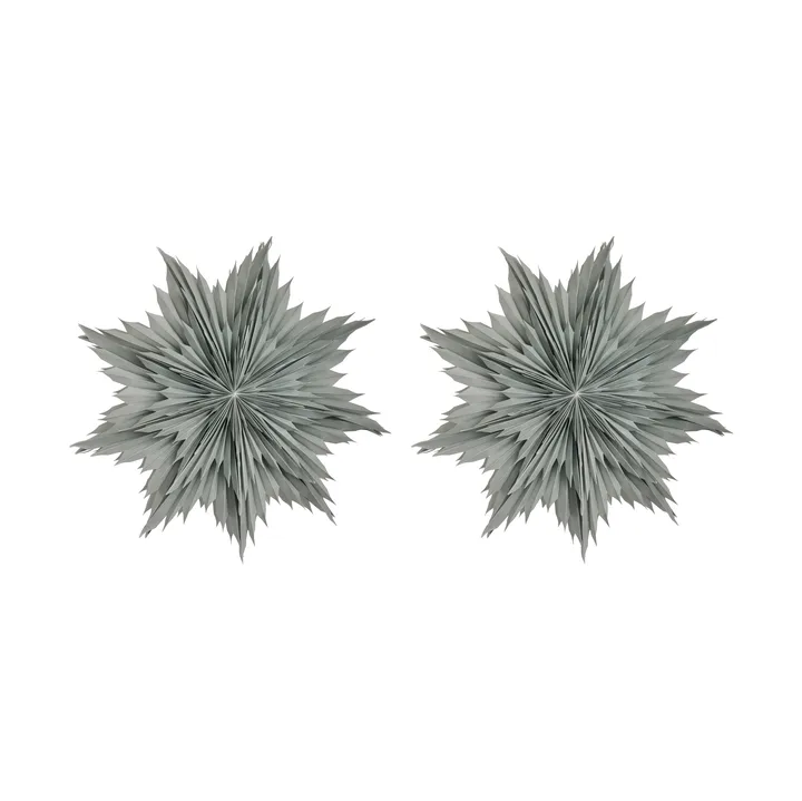 Oslo julstjärna Ø80 cm 2-pack - Grå - Watt & Veke