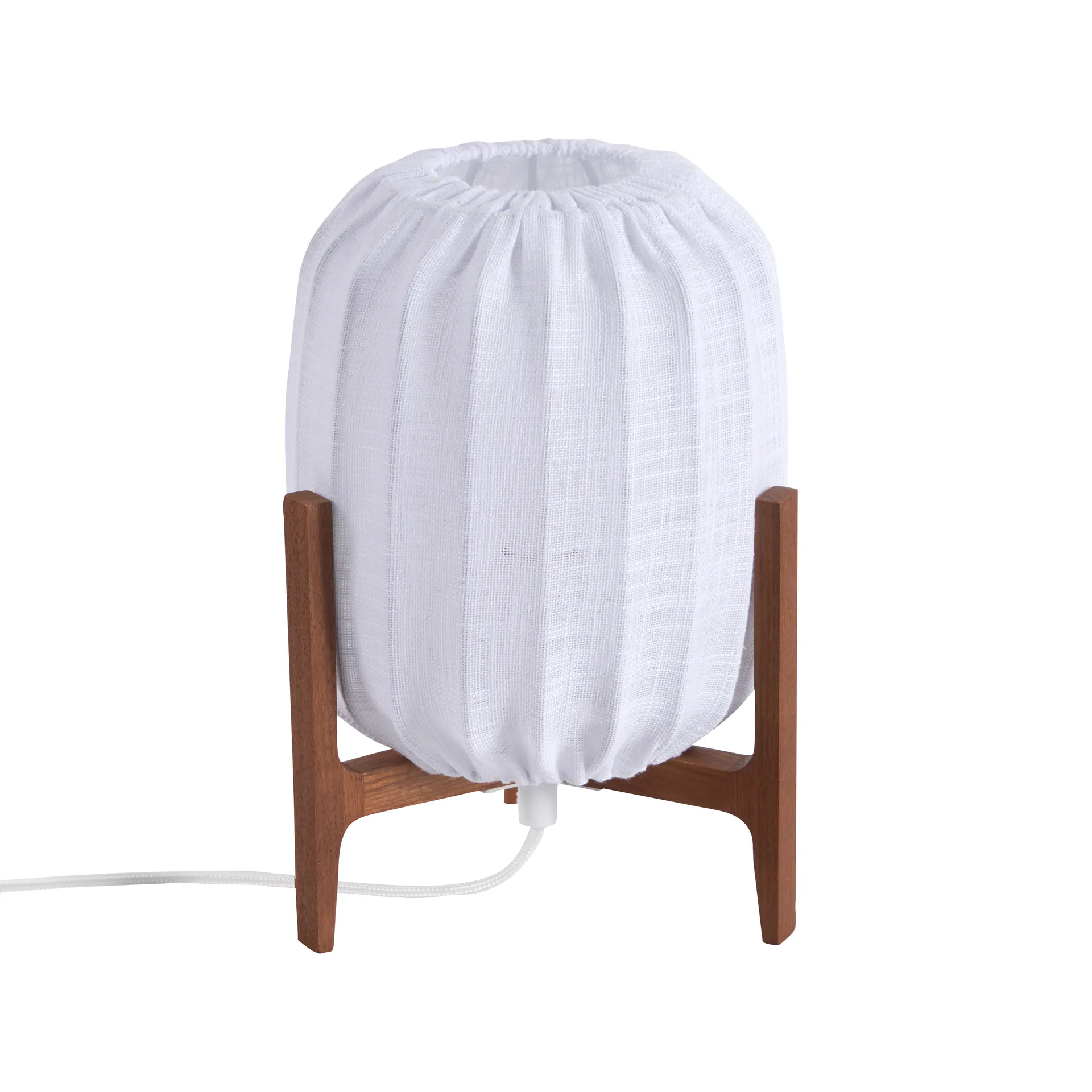 Prisma 台灯, Dark 白蜡木-白色, Mini Ø16x24.3 cm Watt & Veke