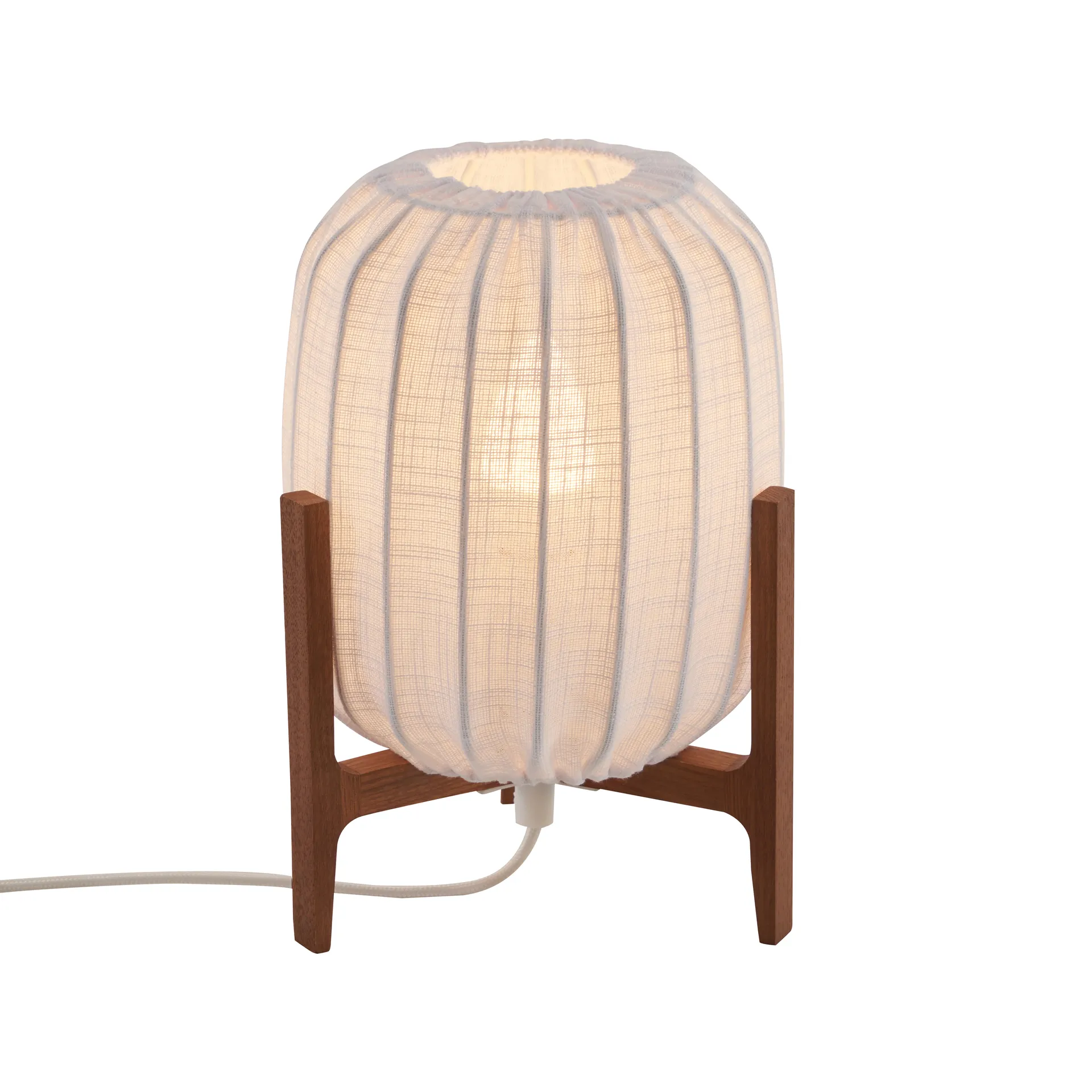 Prisma 台灯, Dark 白蜡木-白色, Mini Ø16x24.3 cm Watt & Veke