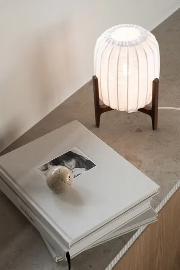 Prisma 台灯 - Dark 白蜡木-白色, Mini Ø16x24.3 cm - Watt & Veke