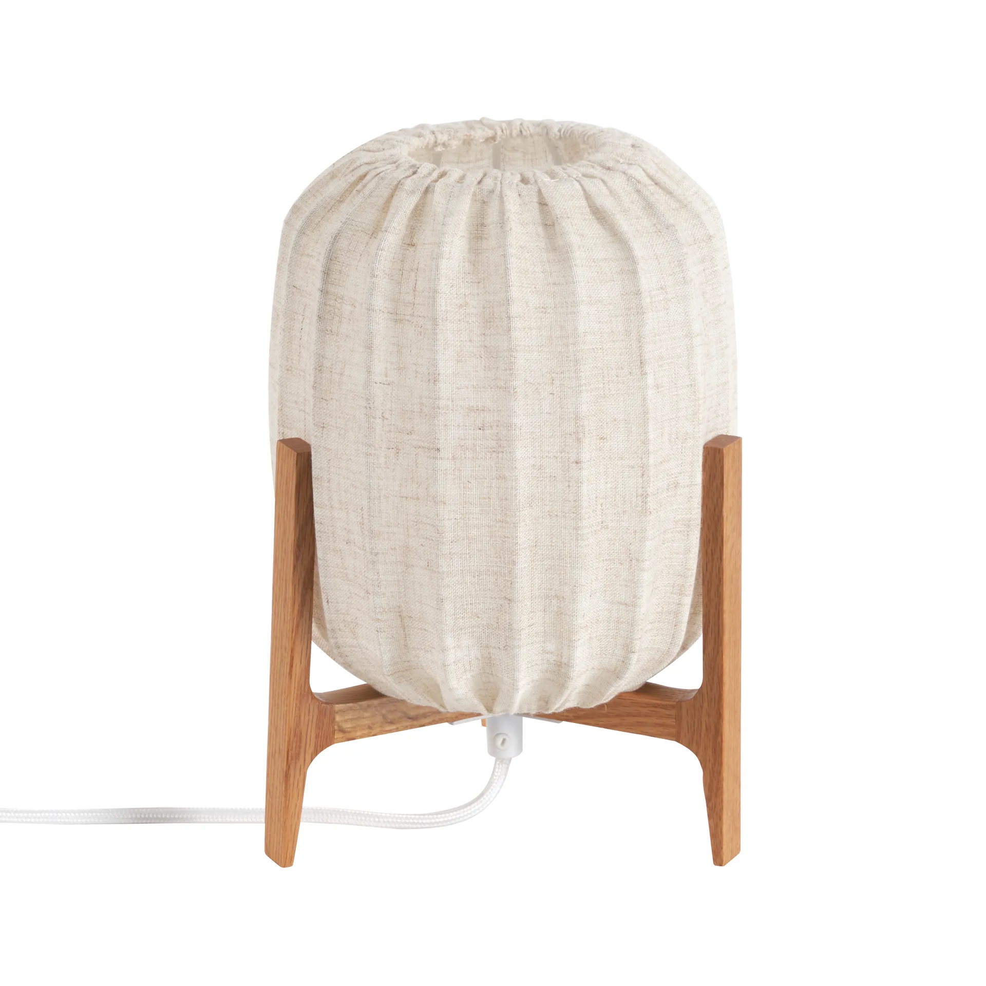 Prisma 台灯, 自然木色-原色/自然色, Mini Ø16x24.3 cm Watt & Veke