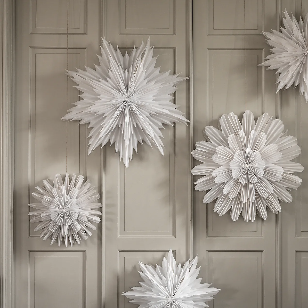 Snöblomma advent star, Ø44cm Watt & Veke