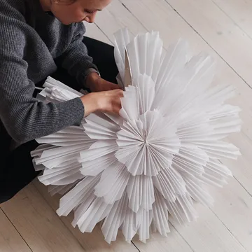 Snöblomma advent star - 68cm - Watt & Veke
