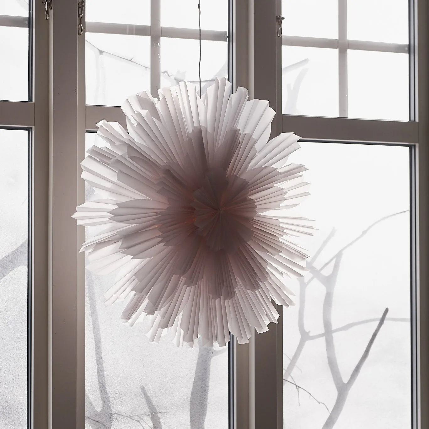 Snöblomma advent star, 68cm Watt & Veke