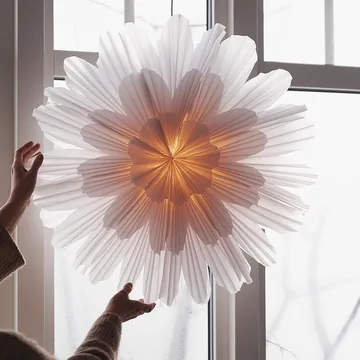 Snöblomma advent star - 68cm - Watt & Veke