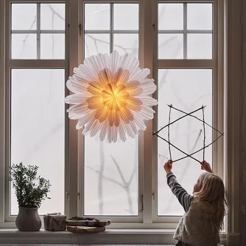 Snöblomma advent star - 68cm - Watt & Veke